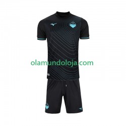 Camisola SS Lazio Criança Equipamento Terceiro 2024-2025 Manga Curta